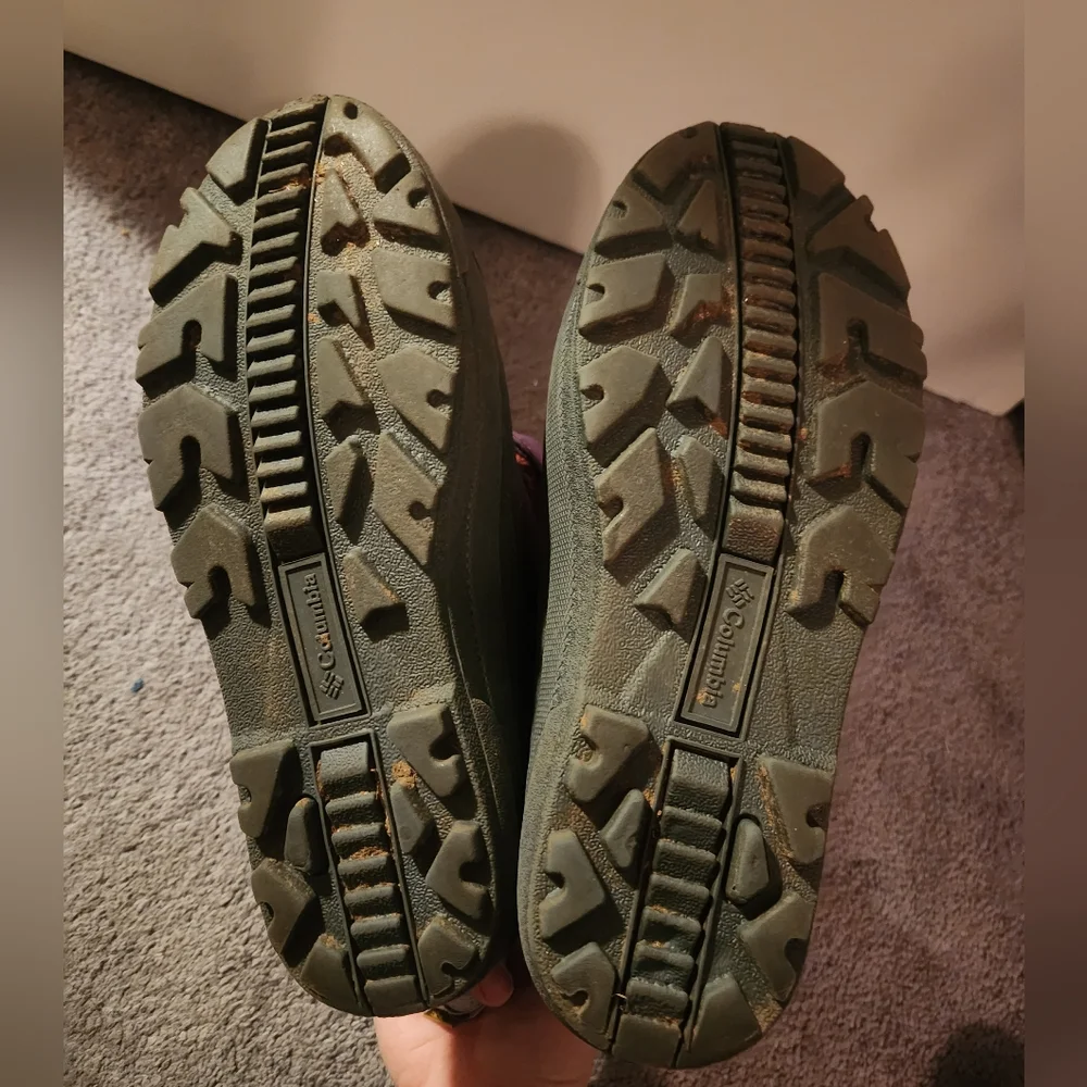 Columbia Girls Powderbug Plus II Snow Boots Size 7